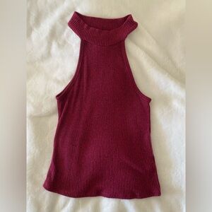Windsor Burgundy Sleeveless Top